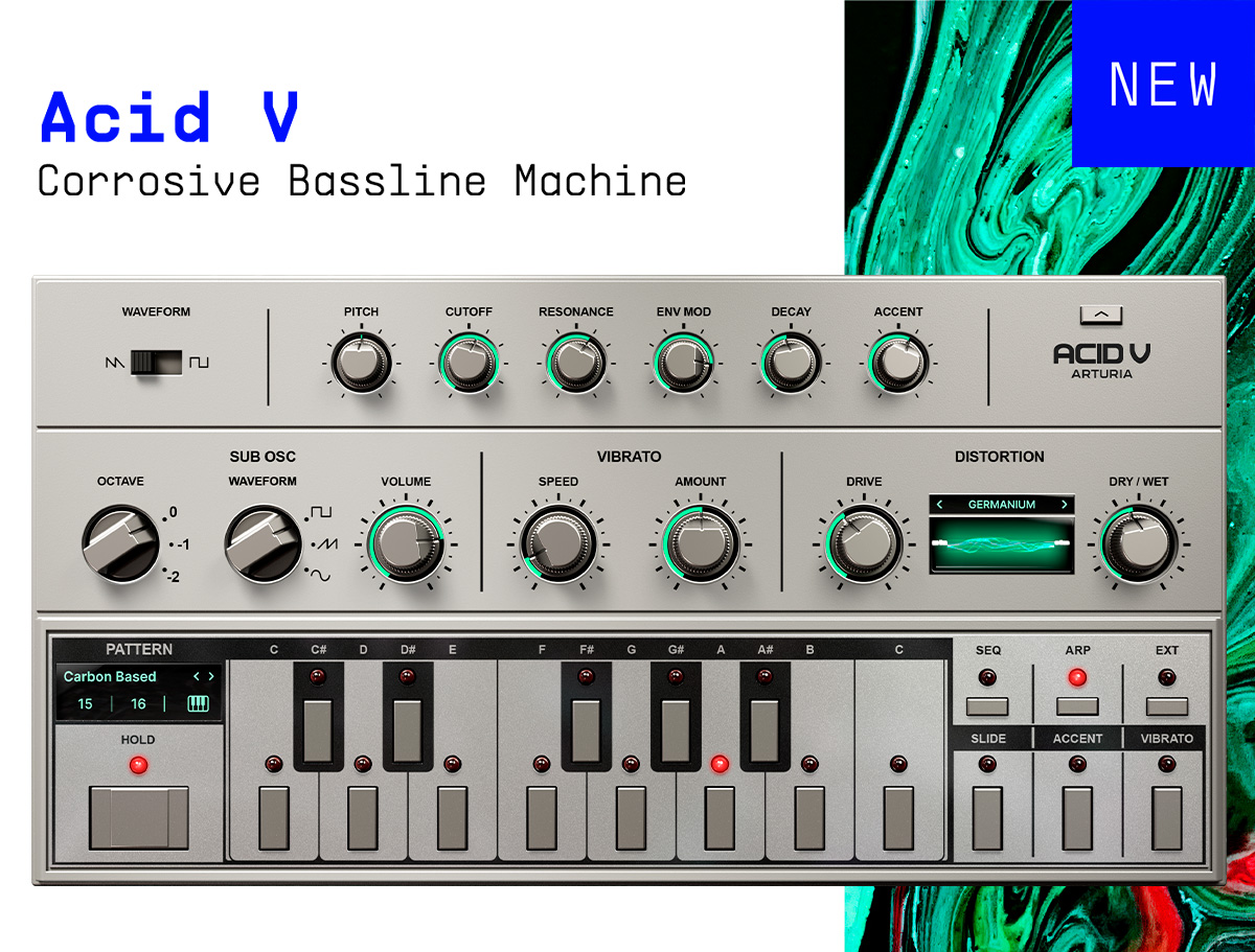 Arturia Acid V brings a clutch of useful additions to the little silver box