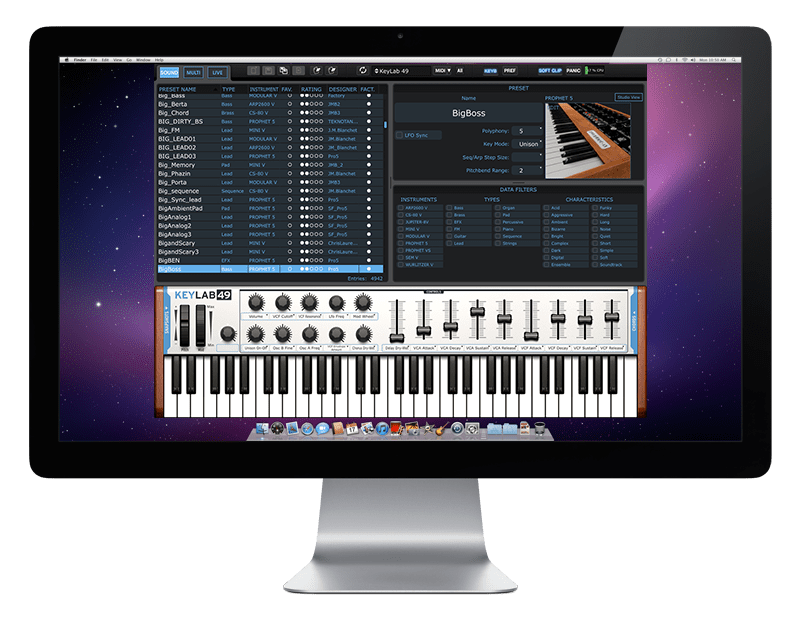 Analog lab software