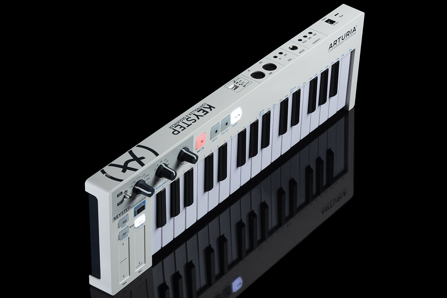 Support de synthétiseur de bureau Arturia Keystep. Rack en 