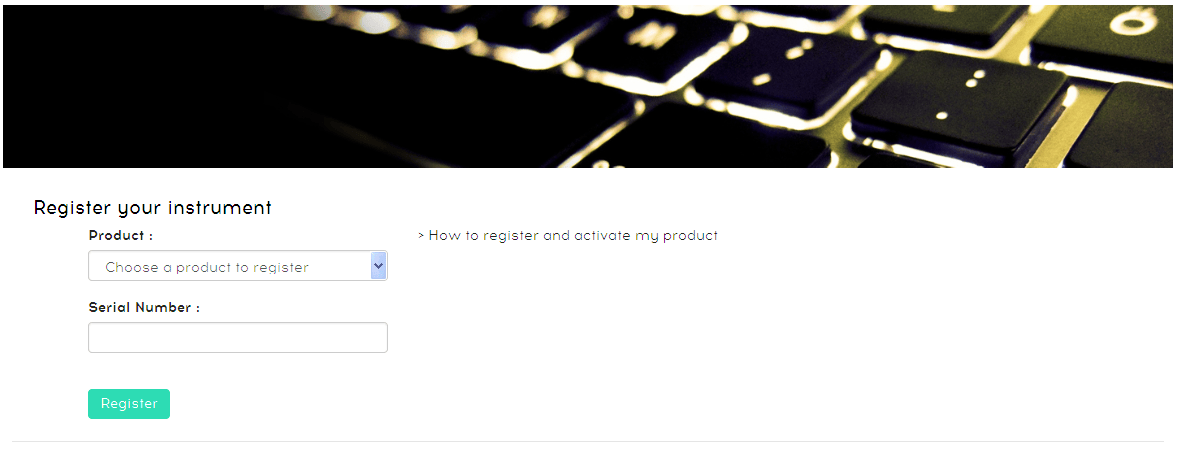 register my instrument