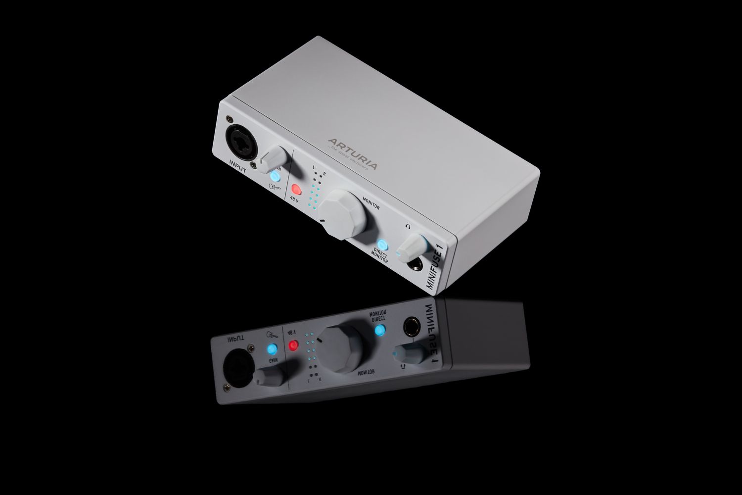 Arturia Arturia MiniFuse 1 Black 1-Kanal USB-C Audio Interface Kombi-XLR-Klinkeneingang 