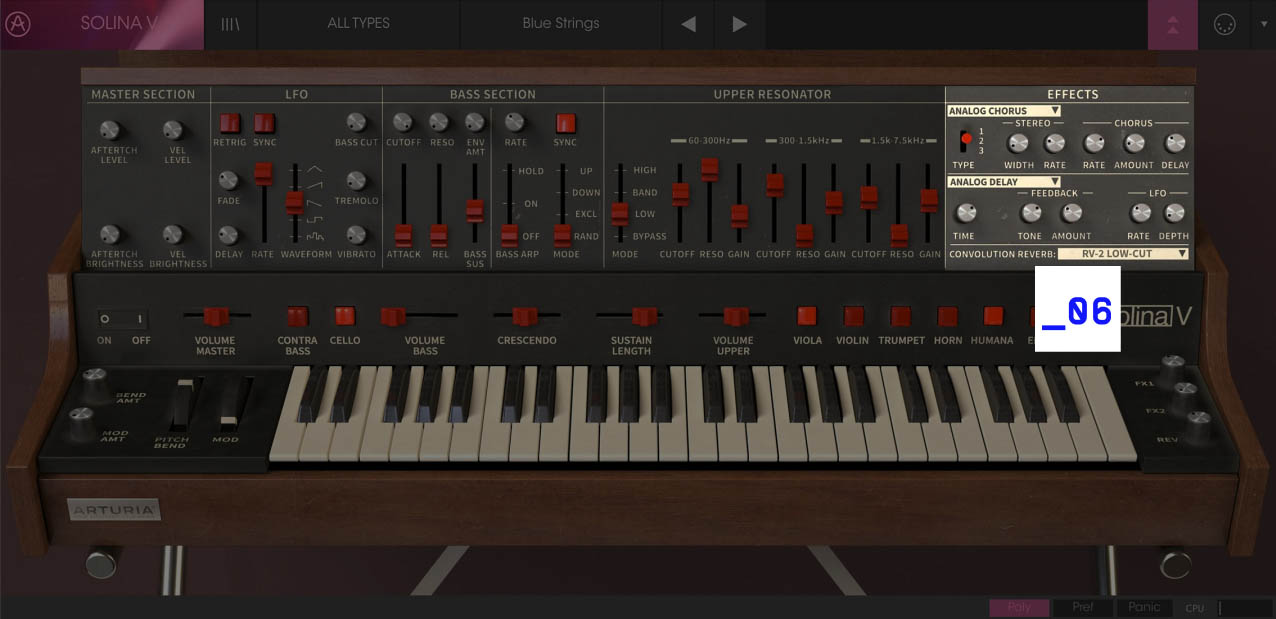 Analog string synth hotsell