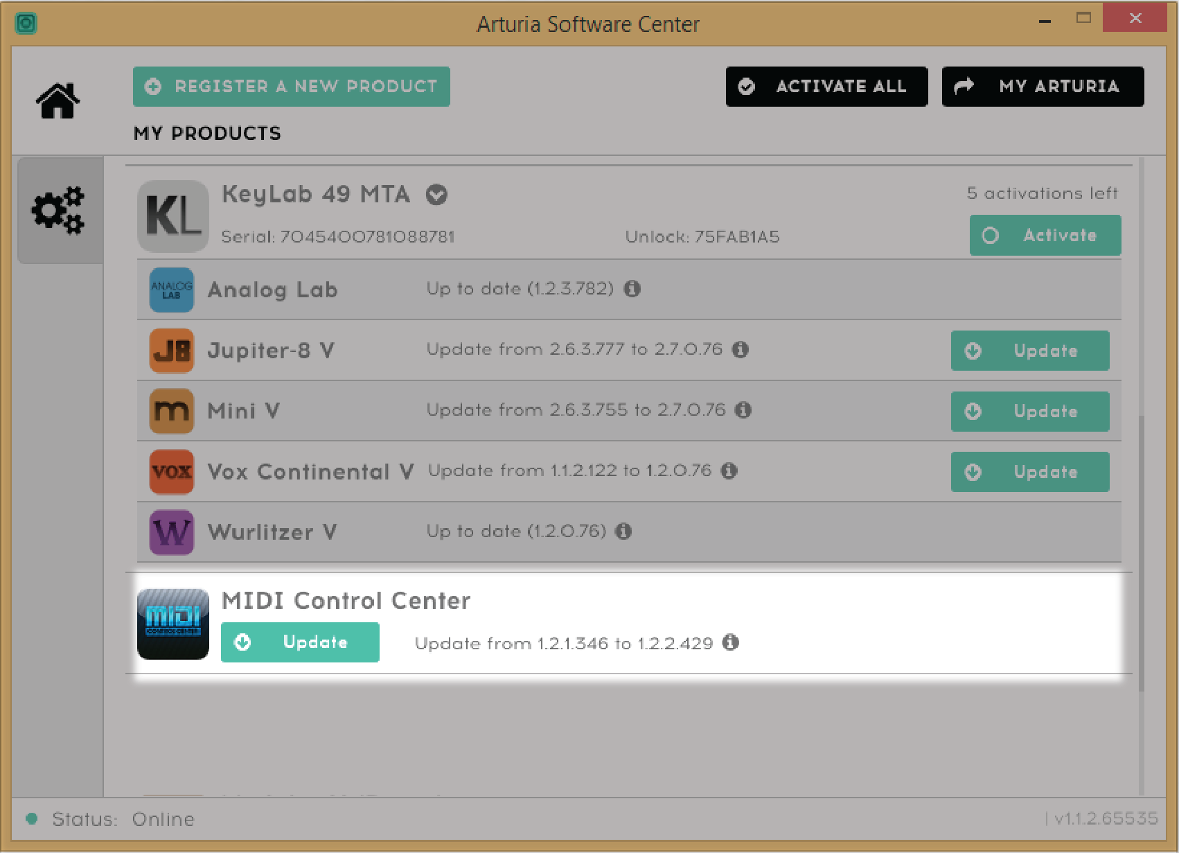 Install MCC